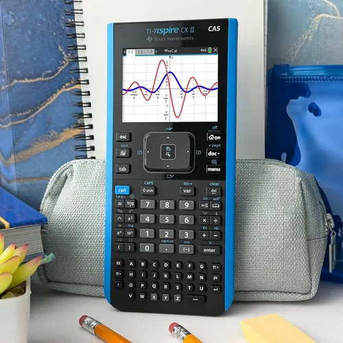 Vista 4 de Texas Instruments Calculadora gráfica de color TI-Nspire CX II CAS con software para estudiantes (PC/Mac) Potente sistema de álgebra informática