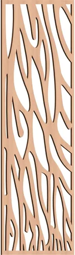 Vista 58 de 9 3/8"W x 24 3/8"H x 1/4"T Bristol Decorativos Paneles de Pared de Madera Calado, Cereza