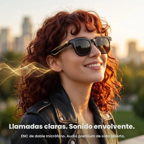 Vista 7 de EarlySincere Gafas inteligentes AI, cámara POV de 8MP 4K, video HD EIS