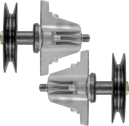 Vista 7 de Caltric Conjunto de 2 husillos de 54 pulgadas para cubierta compatible con Cub Cadet RZT-S54 RZTS54 2014 2015 2016 2017