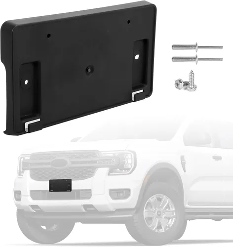 Vista 50 de Marco de matrícula frontal compatible con Chevy Colorado ZR2 2023 2024 2025, soporte de montaje para marco de matrícula, repuesto # 85553155