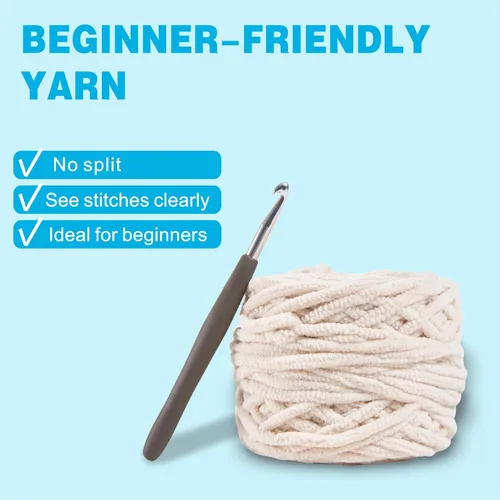 Vista 10 de Eelexa Kit de ganchillo para principiantes, kit de animales de ganchillo Amigurumi, con tutoriales en video paso a paso para niños, adultos
