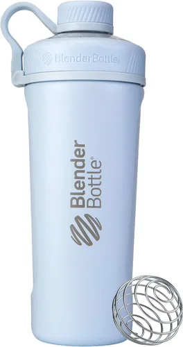 Vista 9 de BlenderBottle Radian - Botella agitadora de acero inoxidable con aislamiento, 26 onzas, rosa (paquete de 15)