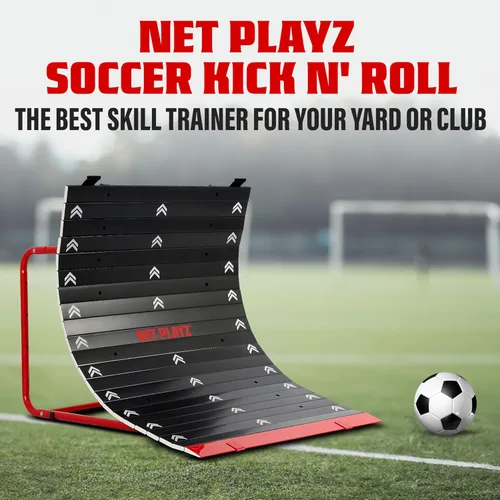 Vista 7 de Soccer Rebounder Rebound Net, Kick-Back Football Training Gifts, Aids & Equipment Heavy-Duty