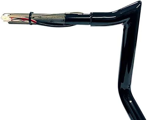 Vista 3 de Dominator Industries - Perchas Meathook Monkey de 1 1/4 pulgadas, modelos compatibles: Harley-Davidson Bagger Touring Electra - Manillar para Negro