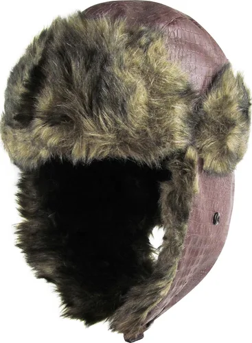 Vista 14 de Wool Blend Aviator Trapper hat Trooper Ear Flaps Ushanka Eskimo Russian Warm Winter Cold 1. Mezcla de lana de oliva