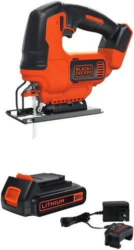 Vista 9 de Sierra caladora Black & Decker, 20 voltios, BDCJS20B