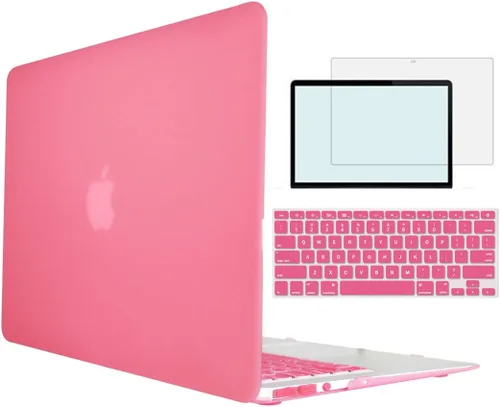 Vista 43 de Funda compatible con MacBook Pro de 13 pulgadas con CD-ROM modelo A1278 versión 2008-2012, carcasa rígida 4 en 1 de plástico a presión con protector