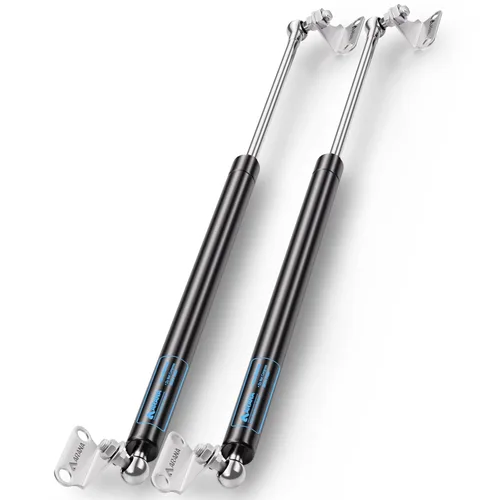 Vista 12 de ARANA - Puntales de gas de 15 pulgadas, 4.5 kg con soportes, 38 cm, 45 N, resorte de amortiguador de gas hidráulico para caja de escotilla de barco
