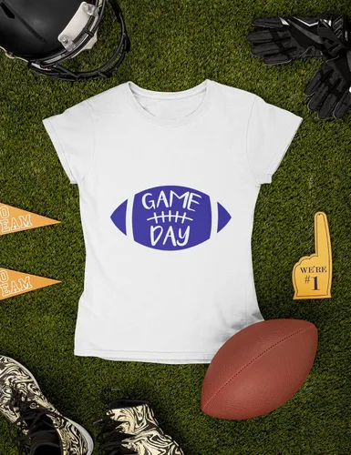 Vista 9 de Calcomanía termoadhesiva para el día del partido, transferencia de camisetas con capucha de fútbol, parche gráfico HTV, listo para imprimir