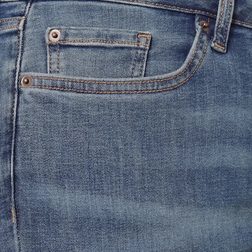 Vista 7 de Tienda Essentials Jeans ajustados de talle alto para mujer