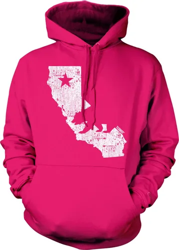 Vista 11 de Tcombo California State Map - Sudadera con capucha unisex Cali Bear