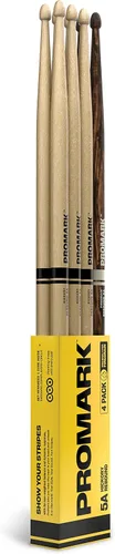 Vista 20 de ProMark Rebound 2B Baquetas de Hickory, Punta Ovalada de Nylon, 1 Par