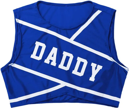 Vista 5 de Disfraz de colegialas para mujer, uniforme de animadora con papi, estampado de rol