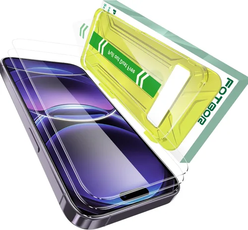 Vista 10 de Fotbor [Paquete de 3 + 3 protectores de pantalla para iPhone Air, antiluz azul, [protección ocular] 9H+ vidrio templado con protector de lente