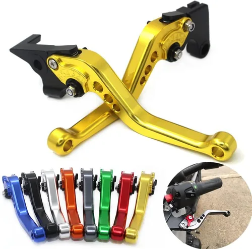 Vista 4 de Palancas manillar para Yamaha XT660R Tenere 2004 2005 2006 2007 2008 2009 2010 2011-2017 CNC Accesorios de motocicleta Palancas de embrague de freno