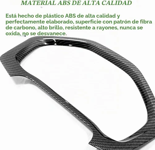 Vista 3 de Marco de panel de tablero de consola central ABS, cubierta de instrumentos, accesorios de decoración interior para Honda HR-V 2016 2017 2018 2019