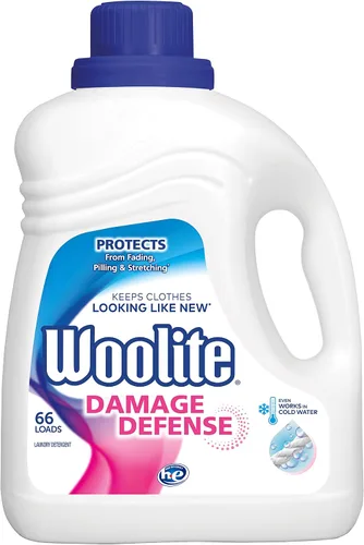 Vista 9 de Woolite Detergente para ropa Damage Defense, 33 cargas, 50 onzas líquidas, lavadoras regulares y HE, el embalaje puede variar