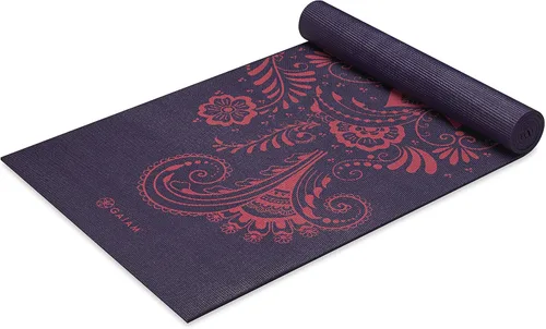 Vista 24 de Gaiam - Alfombrilla de yoga, 6 mm, extra gruesa, antideslizante, de primera calidad, para todo tipo de yoga, pilates y ejercicios en el suelo