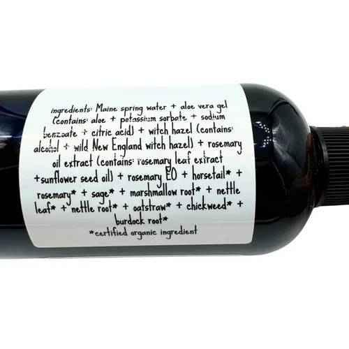 Vista 3 de Spray de romero para cabello saludable, acondicionador sin enjuague, cabello suave, infundido con hierbas