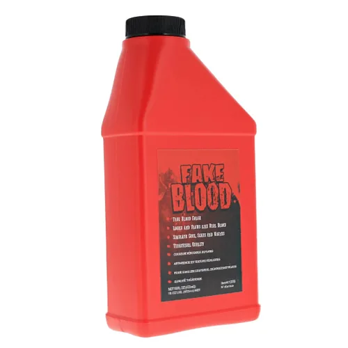 Vista 2 de Fake Blood El verdadero color de la sangre, se ve y fluye como sangre real
