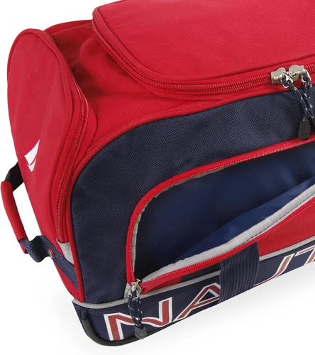 Vista 3 de NAUTICA Submariner - Bolsa rodante de 22 pulgadas color rojoazul marino Rojoazul marino Submariner - Lona rodante de 22 pulgadas