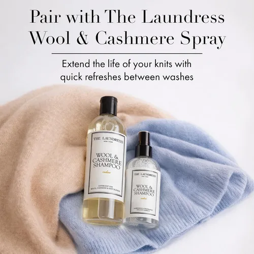 Vista 7 de The Laundress Champú de lana y cachemira, 31 lavados, detergente líquido concentrado para lavandería, aroma a cedro, delicado lavado en frío a mano