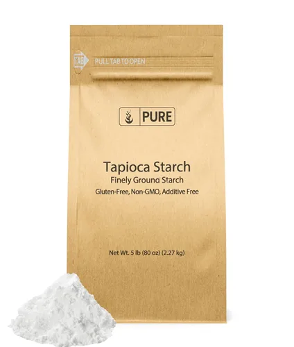 Vista 5 de Pure Original Ingredients Almidón de tapioca (8 oz) Sin gluten, sin OMG, básico de cocina, harina de tapioca
