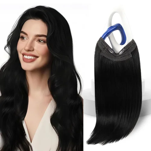 Vista 37 de Sunny - Extensiones de cabello humano real, con cable/hilo y clips ajustables, aplicación invisible, 2.82 onzas, 12 pulgadas, color rubio cenizo