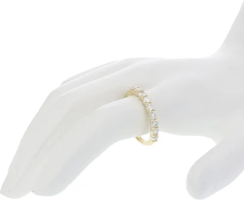 Vista 5 de Vir Jewels Anillo de compromiso de diamantes de 34 quilates (ctw) para mujer, anillo de compromiso redondo de diamantes de oro amarillo de 14