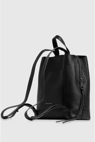 Vista 3 de Rebecca Minkoff Darren Backpack - Mochila de cuero para mujer, mochila de moda para mujer, correa de hombro ajustable, bolso de mochila elegante