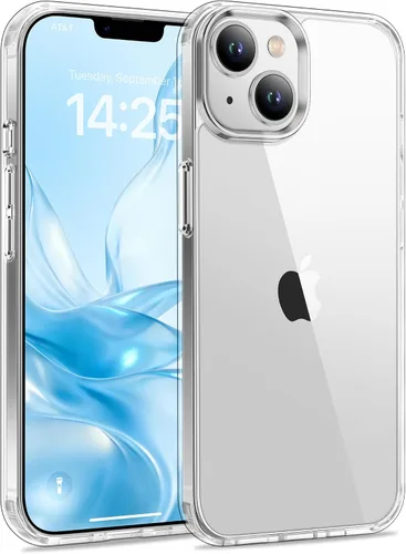 Vista 10 de USLAI Funda para iPhone 11, antiamarilleo, transparente