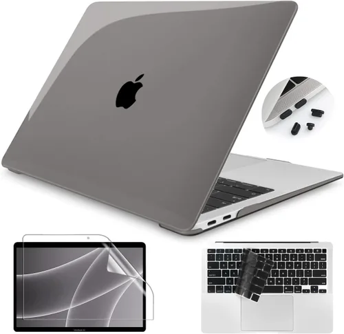 Vista 17 de Teryeefi Funda para MacBook Air 13 pulgadas Case 2021 2020 2019 2018 A2337 M1 A2179 A1932, carcasa rígida esmerilada, cubierta de teclado