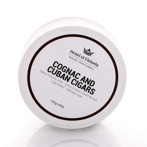 Vista 9 de Henri et Victoria Jabón de afeitar tradicional para hombres Fragancia Amande Afeitado suave, enjabona bien, aroma de larga duración Hecho