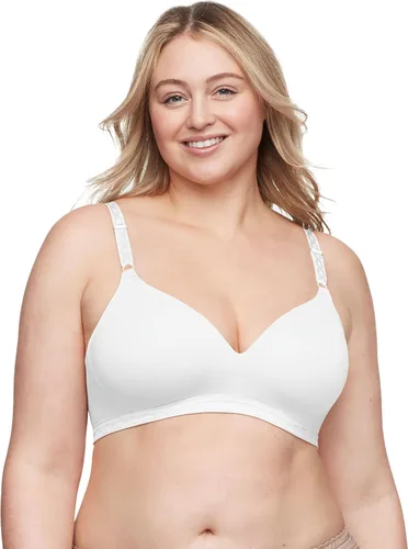 Vista 2 de Warner's - Brasier cómodo sin varillas Cloud 9 para mujer, supersuave y ligeramente forrado 1269 Blanco