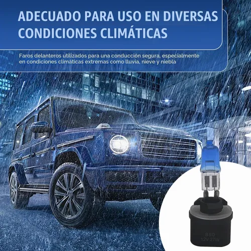 Vista 7 de Pack-2 Bombillas halógenas para automóvil, luces de conducción de cuarzo, bombillas antiniebla delanteras de 100 W, repuesto de bombilla, luces