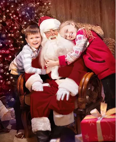 Vista 2 de SHEJIZE Disfraz de Papá Noel para hombres, traje de Papá Noel, para adultos, hombres, disfraz de Papá Noel para hombres, traje de Papá Noel