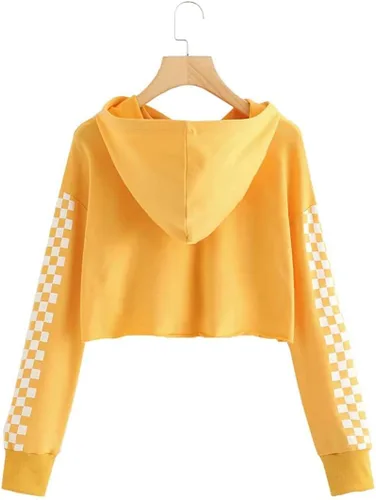 Vista 2 de Meikulo Conjunto de 2 piezas para niñas, sudaderas con capucha y pantalones deportivos de manga larga