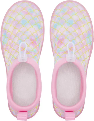 Vista 5 de Racqua Zapatos de agua para niños y niñas, zapatos de natación de secado rápido, ligeros, para playa, piscina, natación (niños pequeñosgrandes)