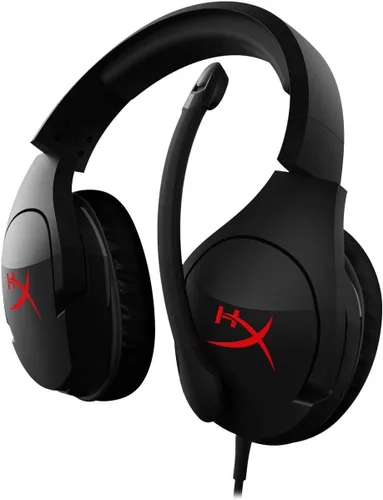 Vista 3 de Auriculares de gaming, de HyperX, Cloud, para PC, Xbox One, PS4, Wii U, Nintendo Switch (HX-HSCS-BKNA), Negro
