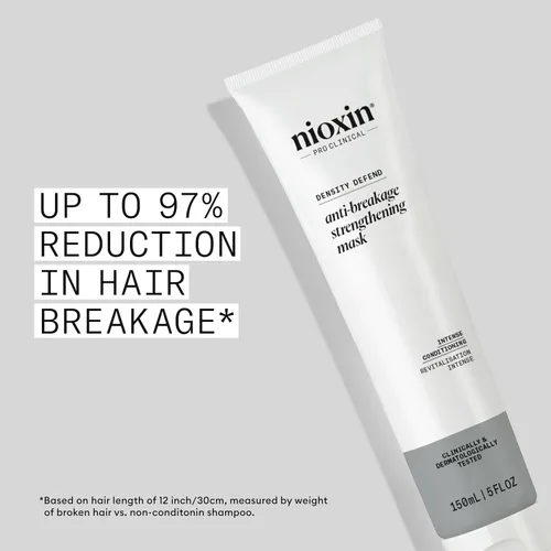 Vista 3 de Nioxin Density Defend Anti-Breakage Strengthening Mask For Damaged, Colored, Thinning Hair Intense Conditioning Protects Against Breakage
