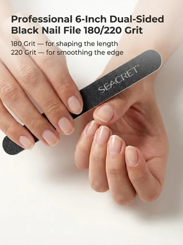 Vista 10 de SEACRET Juego de pedicura del Mar Muerto, kit de spa de pies en casa para talones agrietados y pies secos, kit de pedi de 4 piezas con crema