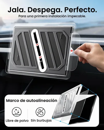 Vista 5 de REEVAA - Protector de pantalla frontal para Tesla modelo Y/3 estándar
