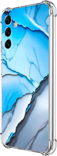 Vista 6 de Funda para Galaxy A54, hermosa protección contra caídas de flores rosas, a prueba de golpes, carcasa protectora de cuerpo completo resistente a