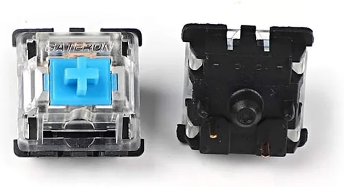 Vista 18 de YMDK Gateron MX Switch - Carcasa transparente de 3 pines y 5 pines para teclado mecánico, compatible con Cherry MX