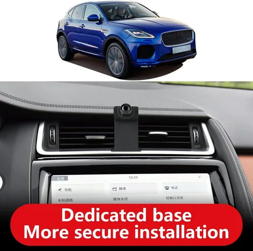 Vista 3 de Soporte de teléfono de coche para Jaguar E-PACE 2018-2023 E PACE Accesorios para automóvil, soporte de navegación, decoración interior, soporte
