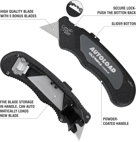 Vista 9 de Olympia Tools 33-183 Turboknife de Autoload