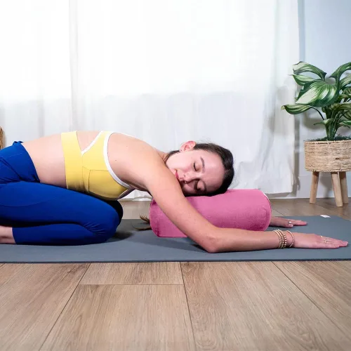 Vista 14 de Sol Living Almohada de yoga rectangular para meditación, accesorios de meditación de algodón, almohada de meditación restaurativa de yoga, almohada