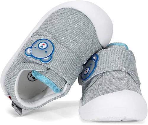 Vista 5 de Zapatos de bebé para niños y niñas, primeros caminantes, animales lindos, tenis para niños pequeños, suela de goma