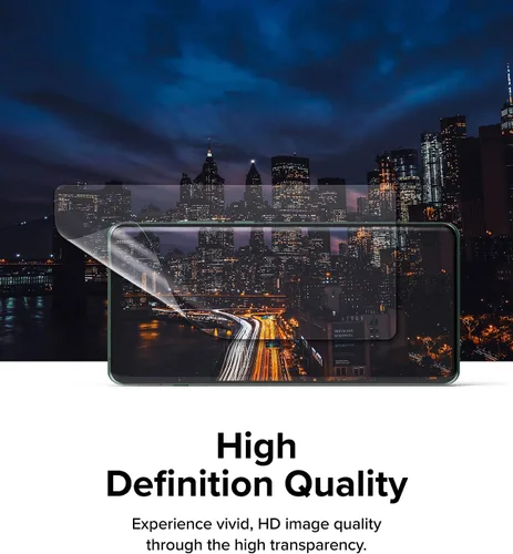 Vista 5 de Ringke Película doble fácil [protección de 4 capas] compatible con OnePlus 12, protector de pantalla de cobertura completa con herramienta